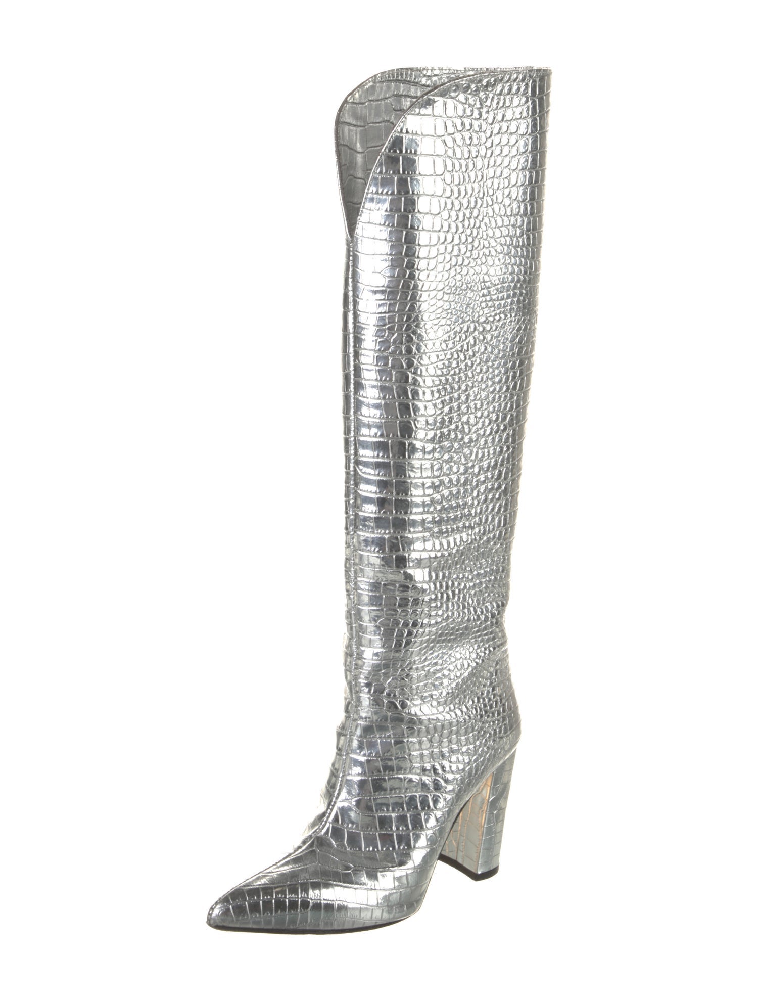 Paris Texas Embossed Leather Boots