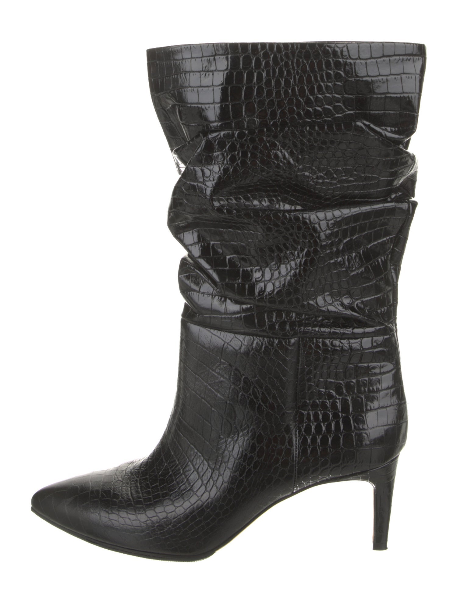 Paris Texas Embossed Leather Animal Print Boots
