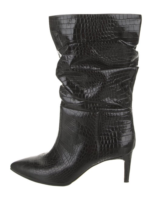 Paris Texas Embossed Leather Animal Print Boots
