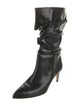 Paris Texas Embossed Leather Animal Print Boots