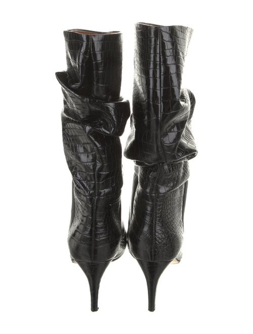 Paris Texas Embossed Leather Animal Print Boots