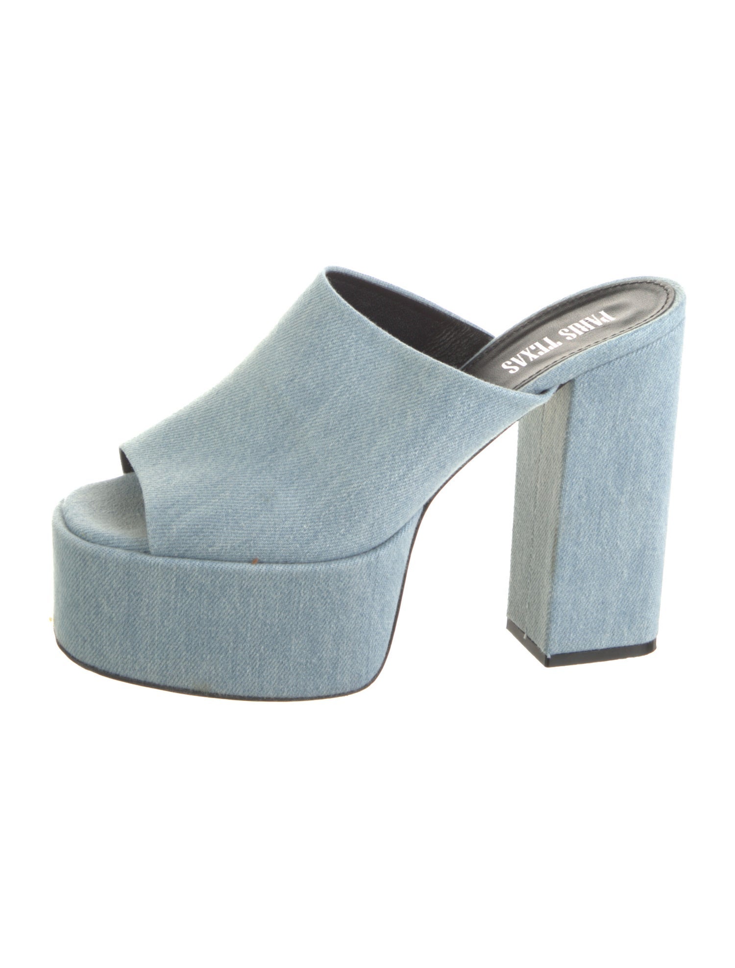 Paris Texas Denim Slides