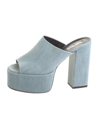 Paris Texas Denim Slides