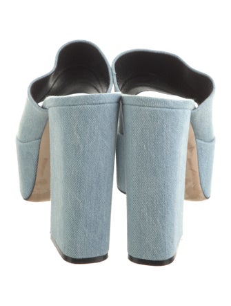 Paris Texas Denim Slides