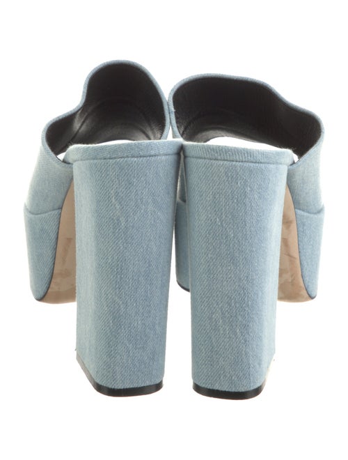Paris Texas Denim Slides