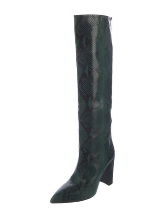 Paris Texas Embossed Leather Boots