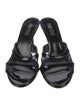 Paris Texas Patent Leather Mesh Accents Slides
