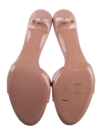 Paris Texas Patent Leather Slides