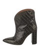 Paris Texas Embossed Leather Animal Print Boots