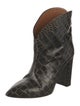 Paris Texas Embossed Leather Animal Print Boots