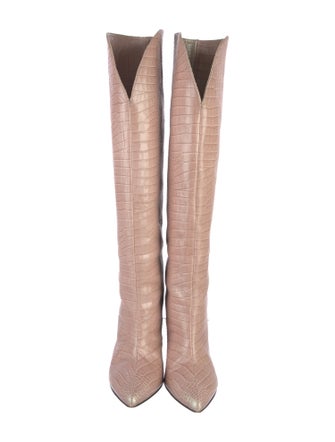 Paris Texas Embossed Leather Boots