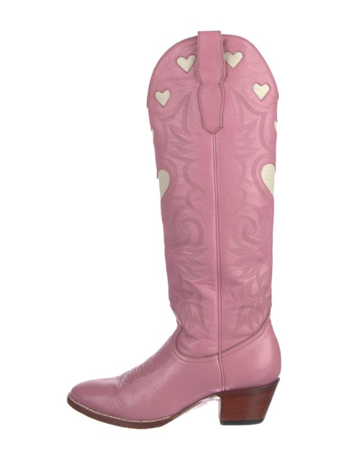 Paris Texas Leather Patterned Western Boots