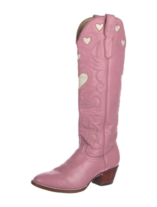 Paris Texas Leather Patterned Western Boots