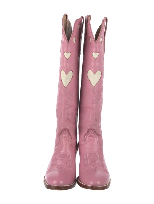 Paris Texas Leather Patterned Western Boots