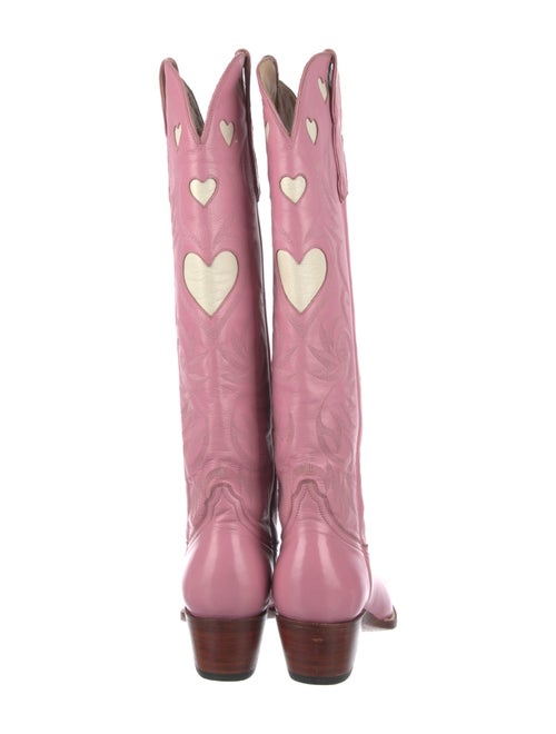 Paris Texas Leather Patterned Western Boots