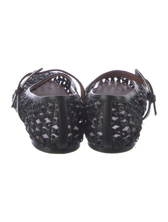 Paris Texas Leather Mary Jane Flats