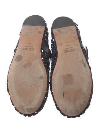 Paris Texas Leather Mary Jane Flats