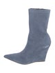 Paris Texas Suede Sock Boots