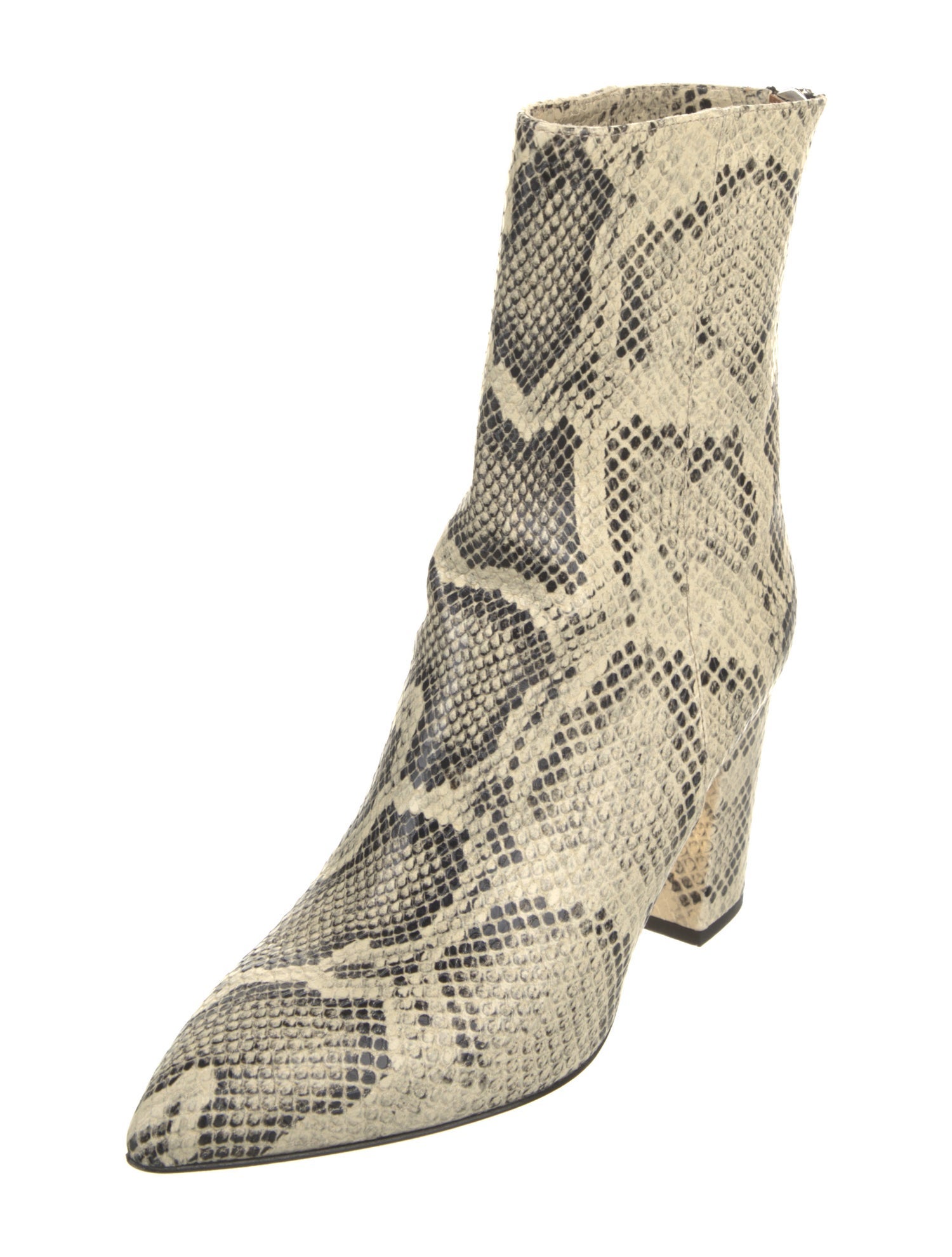 Paris Texas Embossed Leather Animal Print Boots