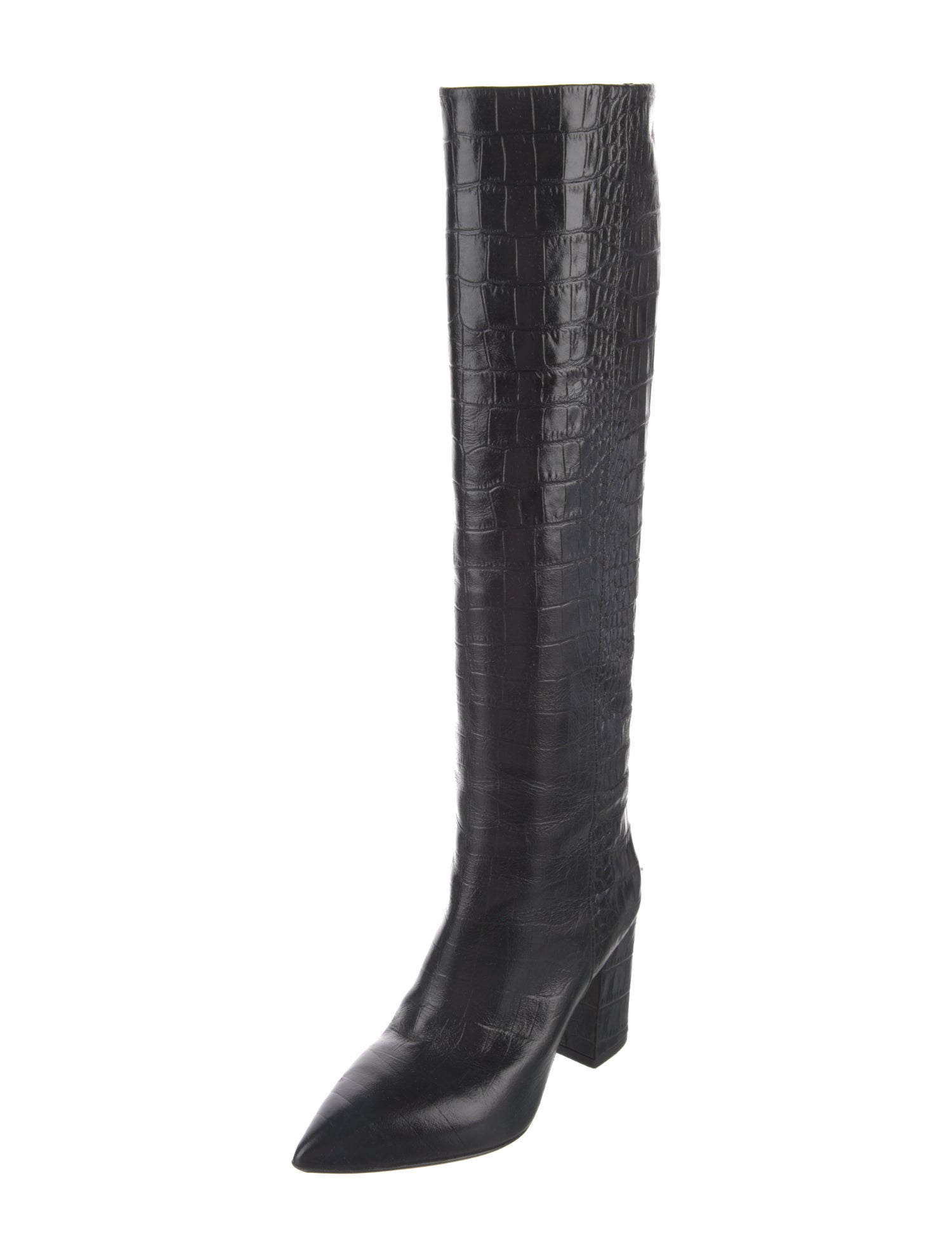 Paris Texas Embossed Leather Boots