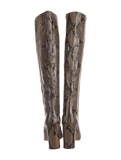 Paris Texas Snakeskin Animal Print Boots
