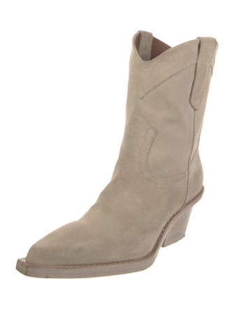 Paris Texas Suede Western Boots