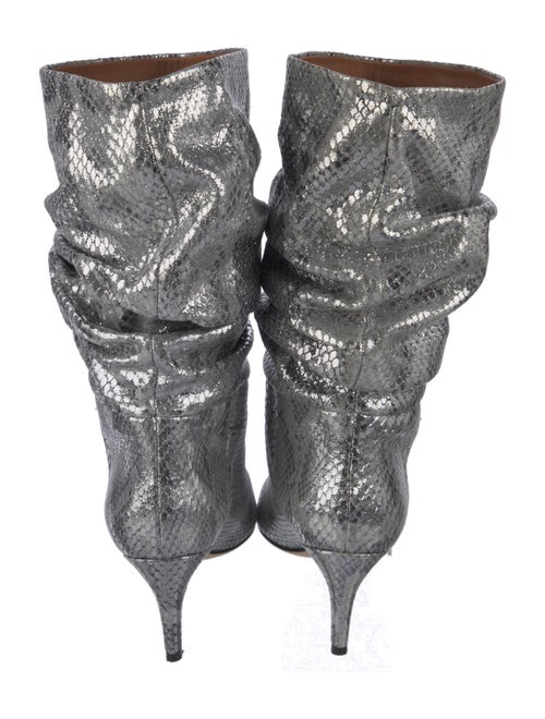 Paris Texas Embossed Leather Animal Print Boots