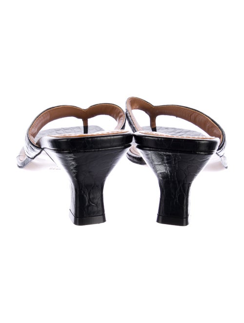 Paris Texas Crocodile Flip Flops