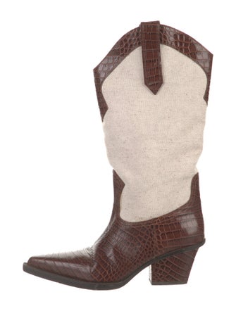 Paris Texas Printed Western Boots