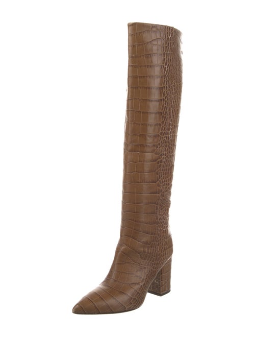 Paris Texas Embossed Leather Boots