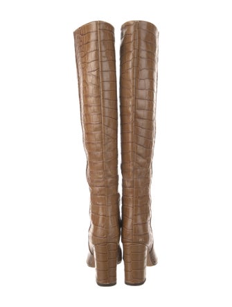 Paris Texas Embossed Leather Boots