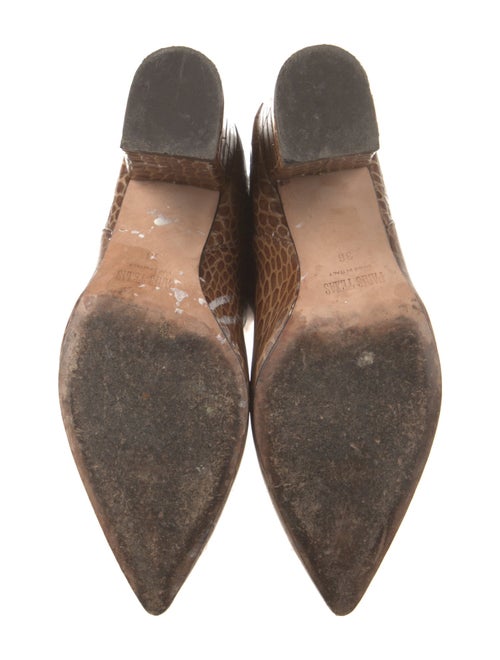 Paris Texas Embossed Leather Boots