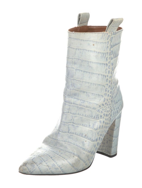 Paris Texas Embossed Leather Printed Boots