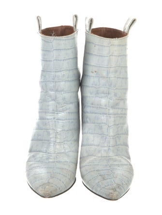 Paris Texas Embossed Leather Printed Boots