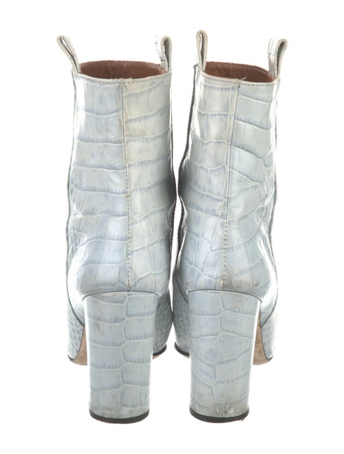 Paris Texas Embossed Leather Printed Boots