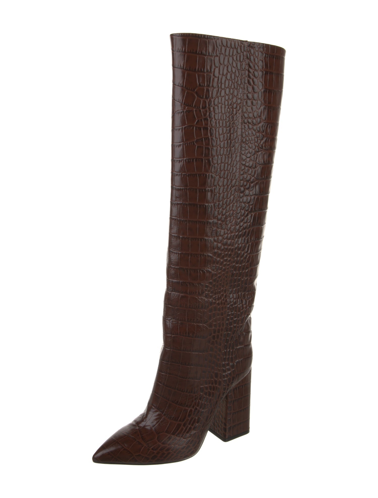 Paris Texas Embossed Leather Boots