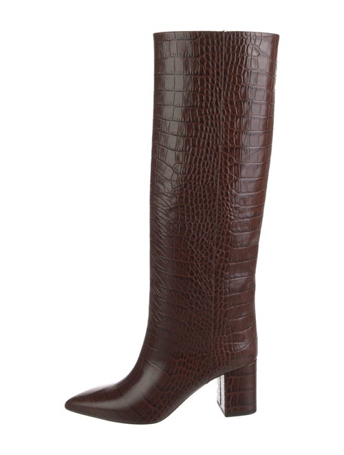 Paris Texas Embossed Leather Riding Boots