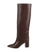 Paris Texas Embossed Leather Riding Boots