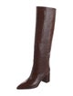 Paris Texas Embossed Leather Riding Boots