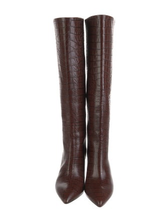 Paris Texas Embossed Leather Riding Boots