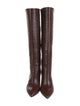 Paris Texas Embossed Leather Riding Boots