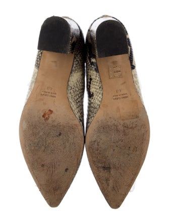 Paris Texas Embossed Leather Animal Print Chelsea Boots