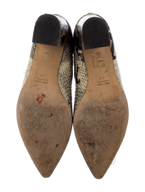 Paris Texas Embossed Leather Animal Print Chelsea Boots