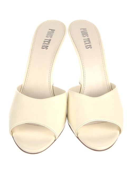 Paris Texas Leather Slides