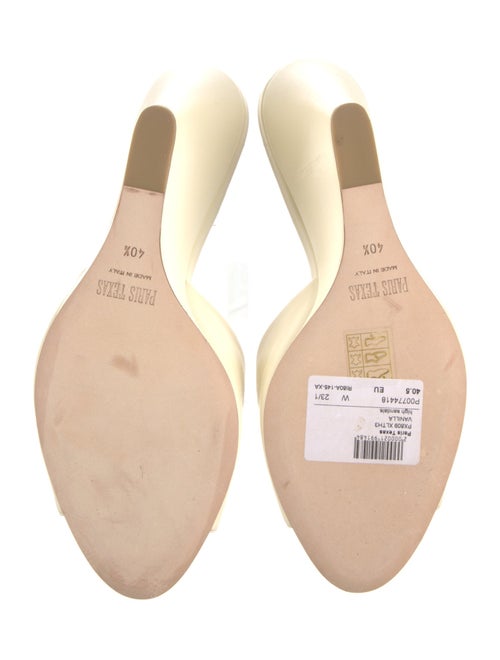 Paris Texas Leather Slides