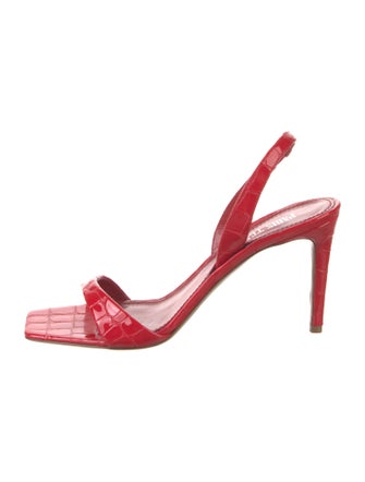 Paris Texas Patent Leather Slingback Sandals