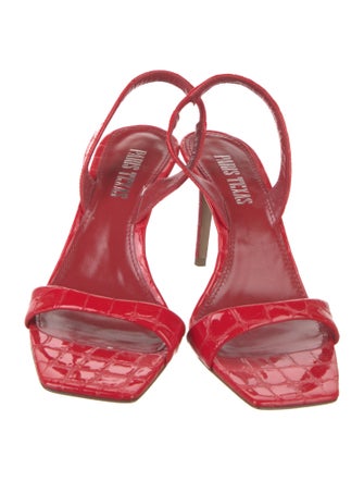 Paris Texas Patent Leather Slingback Sandals