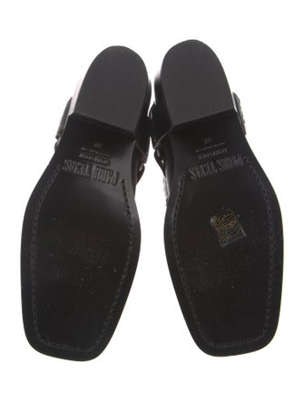 Paris Texas Leather Studded Accents Moto Boots