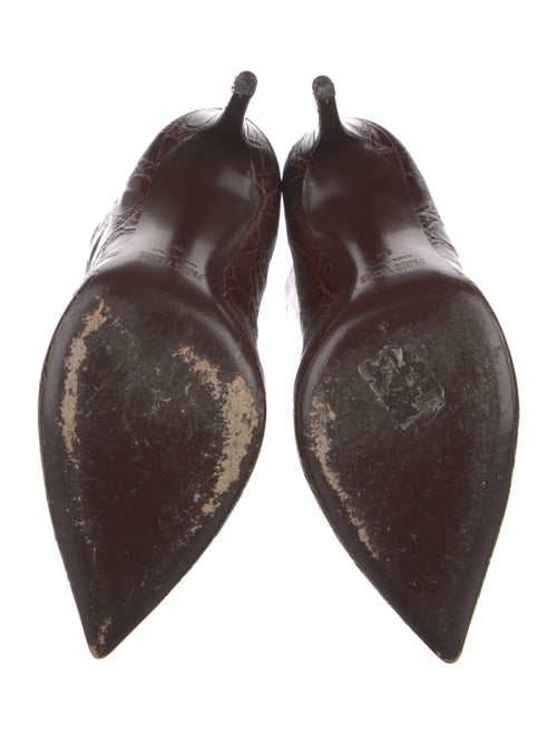 Paris Texas Embossed Leather Animal Print Boots