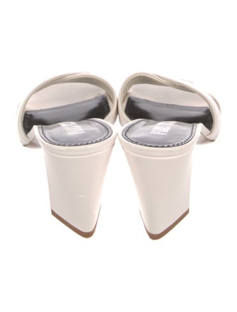 Paris Texas Leather Slides